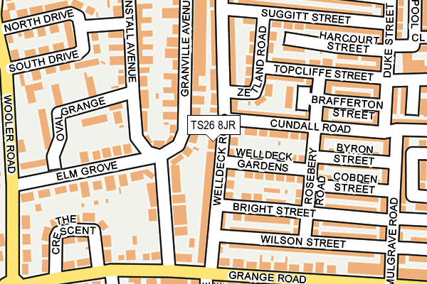 TS26 8JR map - OS OpenMap – Local (Ordnance Survey) TS26 8JR map - OS OpenMap – Local (Ordnance Survey)