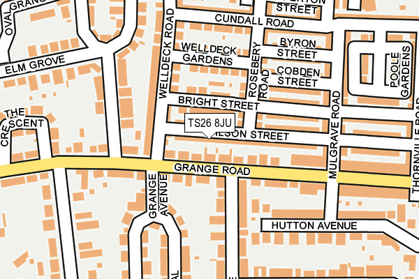 TS26 8JU map - OS OpenMap – Local (Ordnance Survey) TS26 8JU map - OS OpenMap – Local (Ordnance Survey)