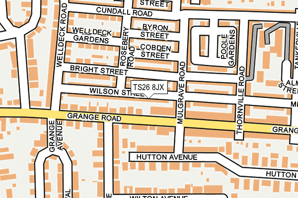 TS26 8JX map - OS OpenMap – Local (Ordnance Survey) TS26 8JX map - OS OpenMap – Local (Ordnance Survey)