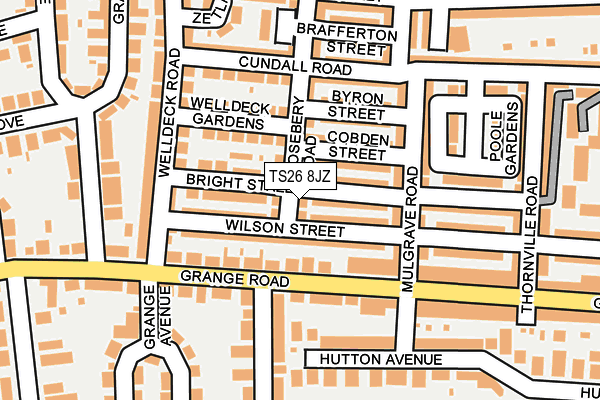 TS26 8JZ map - OS OpenMap – Local (Ordnance Survey) TS26 8JZ map - OS OpenMap – Local (Ordnance Survey)