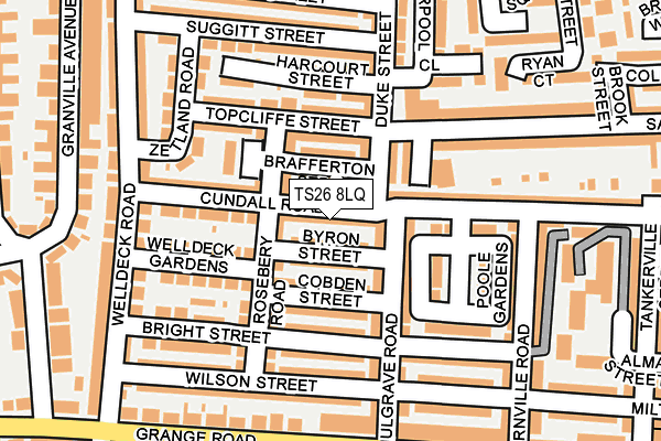 TS26 8LQ map - OS OpenMap – Local (Ordnance Survey) TS26 8LQ map - OS OpenMap – Local (Ordnance Survey)
