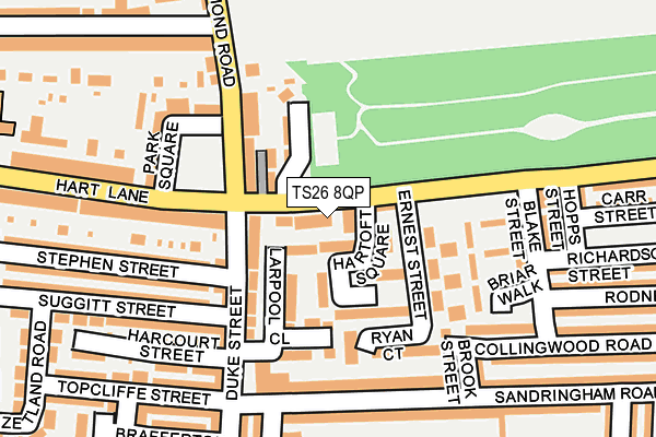 TS26 8QP map - OS OpenMap – Local (Ordnance Survey) TS26 8QP map - OS OpenMap – Local (Ordnance Survey)