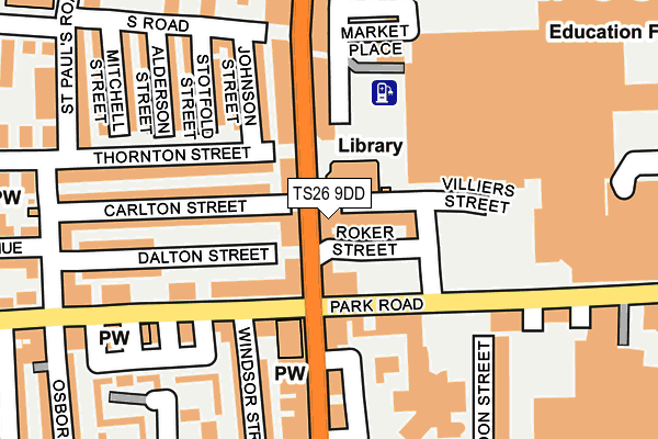 TS26 9DD map - OS OpenMap – Local (Ordnance Survey) TS26 9DD map - OS OpenMap – Local (Ordnance Survey)