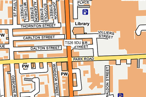TS26 9DU map - OS OpenMap – Local (Ordnance Survey) TS26 9DU map - OS OpenMap – Local (Ordnance Survey)