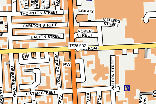 TS26 9DZ map - OS OpenMap – Local (Ordnance Survey) TS26 9DZ map - OS OpenMap – Local (Ordnance Survey)