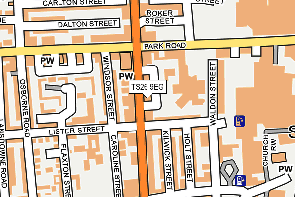 TS26 9EG map - OS OpenMap – Local (Ordnance Survey) TS26 9EG map - OS OpenMap – Local (Ordnance Survey)
