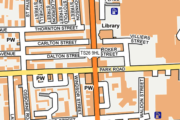 TS26 9HL map - OS OpenMap – Local (Ordnance Survey) TS26 9HL map - OS OpenMap – Local (Ordnance Survey)
