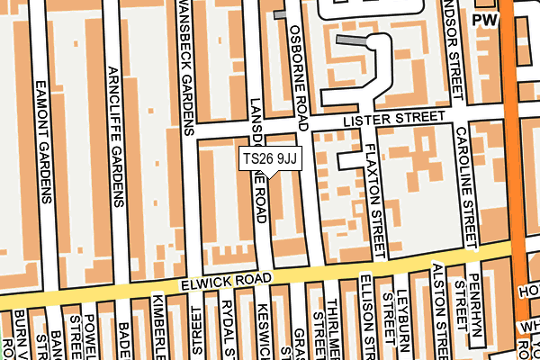 TS26 9JJ map - OS OpenMap – Local (Ordnance Survey) TS26 9JJ map - OS OpenMap – Local (Ordnance Survey)
