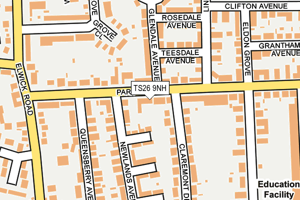 TS26 9NH map - OS OpenMap – Local (Ordnance Survey) TS26 9NH map - OS OpenMap – Local (Ordnance Survey)