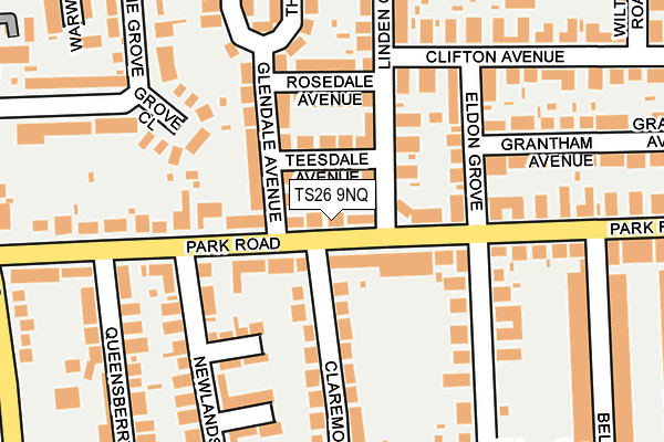 TS26 9NQ map - OS OpenMap – Local (Ordnance Survey) TS26 9NQ map - OS OpenMap – Local (Ordnance Survey)