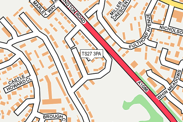 TS27 3PA map - OS OpenMap – Local (Ordnance Survey) TS27 3PA map - OS OpenMap – Local (Ordnance Survey)