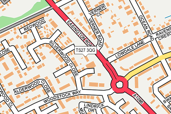 TS27 3QG map - OS OpenMap – Local (Ordnance Survey) TS27 3QG map - OS OpenMap – Local (Ordnance Survey)