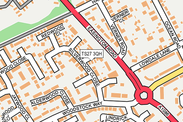 TS27 3QH map - OS OpenMap – Local (Ordnance Survey) TS27 3QH map - OS OpenMap – Local (Ordnance Survey)
