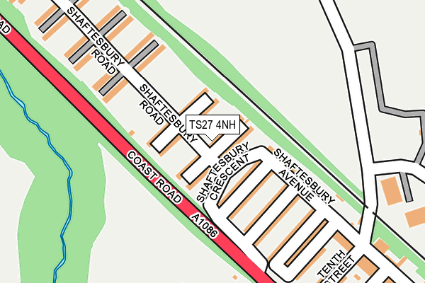 TS27 4NH map - OS OpenMap – Local (Ordnance Survey) TS27 4NH map - OS OpenMap – Local (Ordnance Survey)