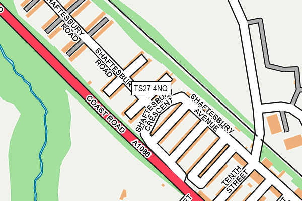 TS27 4NQ map - OS OpenMap – Local (Ordnance Survey) TS27 4NQ map - OS OpenMap – Local (Ordnance Survey)