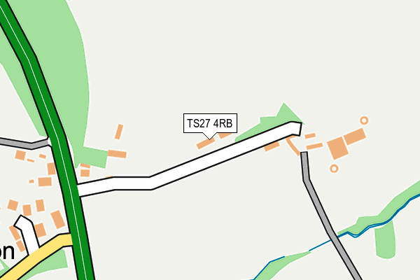 TS27 4RB map - OS OpenMap – Local (Ordnance Survey) TS27 4RB map - OS OpenMap – Local (Ordnance Survey)