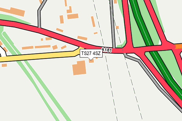 TS27 4SZ map - OS OpenMap – Local (Ordnance Survey) TS27 4SZ map - OS OpenMap – Local (Ordnance Survey)