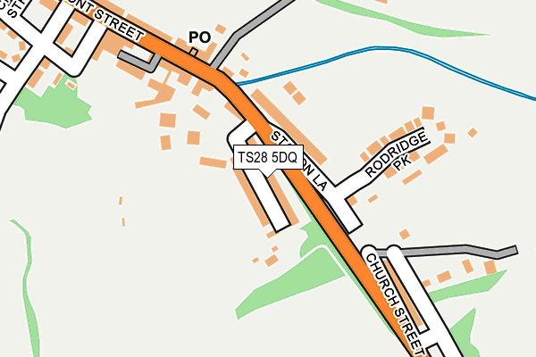 TS28 5DQ map - OS OpenMap – Local (Ordnance Survey) TS28 5DQ map - OS OpenMap – Local (Ordnance Survey)