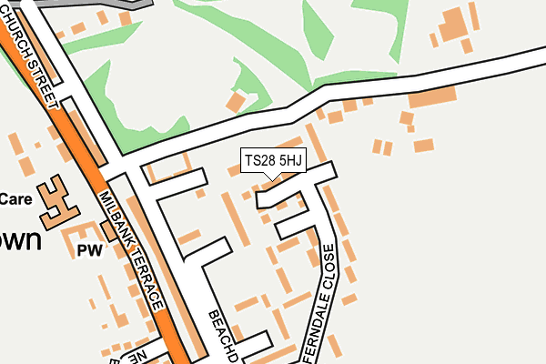 TS28 5HJ map - OS OpenMap – Local (Ordnance Survey) TS28 5HJ map - OS OpenMap – Local (Ordnance Survey)