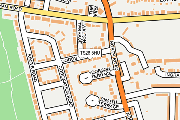 TS28 5HU map - OS OpenMap – Local (Ordnance Survey) TS28 5HU map - OS OpenMap – Local (Ordnance Survey)