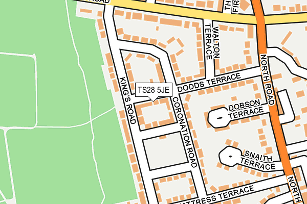 TS28 5JE map - OS OpenMap – Local (Ordnance Survey) TS28 5JE map - OS OpenMap – Local (Ordnance Survey)