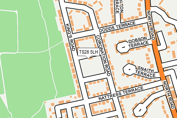 TS28 5LH map - OS OpenMap – Local (Ordnance Survey) TS28 5LH map - OS OpenMap – Local (Ordnance Survey)