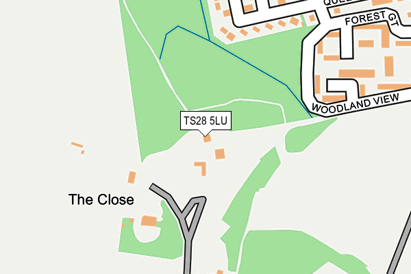 TS28 5LU map - OS OpenMap – Local (Ordnance Survey) TS28 5LU map - OS OpenMap – Local (Ordnance Survey)