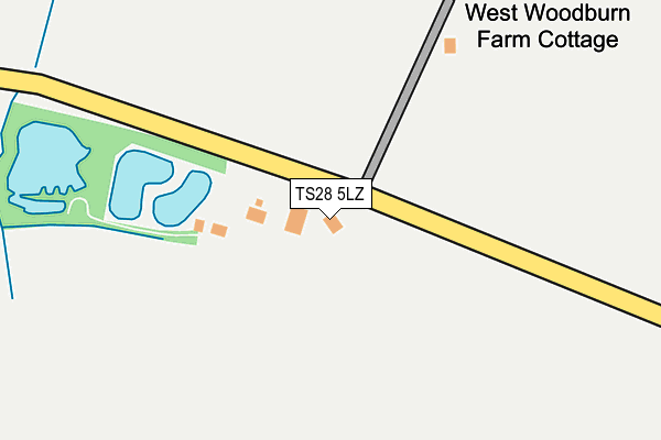 TS28 5LZ map - OS OpenMap – Local (Ordnance Survey) TS28 5LZ map - OS OpenMap – Local (Ordnance Survey)