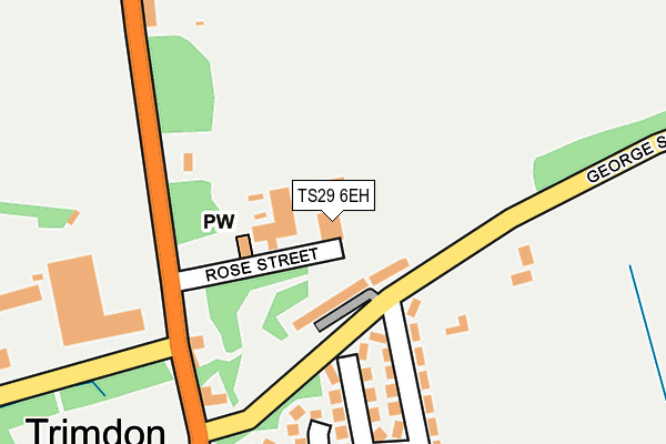 TS29 6EH map - OS OpenMap – Local (Ordnance Survey) TS29 6EH map - OS OpenMap – Local (Ordnance Survey)