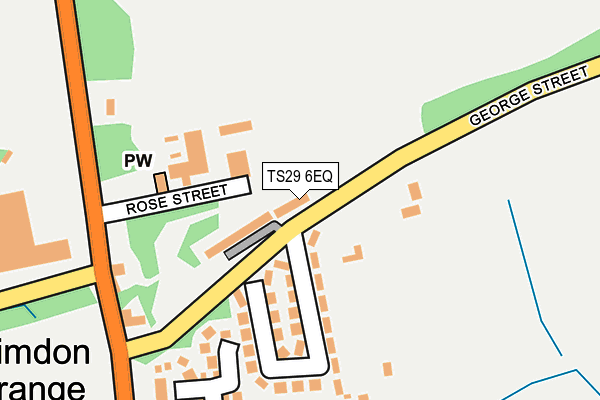 TS29 6EQ map - OS OpenMap – Local (Ordnance Survey) TS29 6EQ map - OS OpenMap – Local (Ordnance Survey)