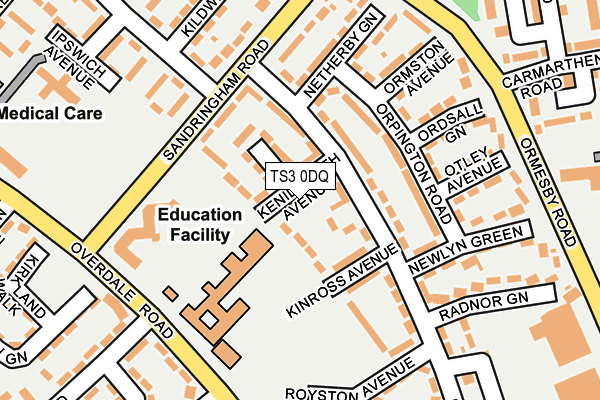 TS3 0DQ map - OS OpenMap – Local (Ordnance Survey) TS3 0DQ map - OS OpenMap – Local (Ordnance Survey)