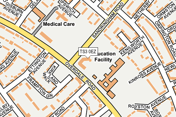 TS3 0EZ map - OS OpenMap – Local (Ordnance Survey) TS3 0EZ map - OS OpenMap – Local (Ordnance Survey)