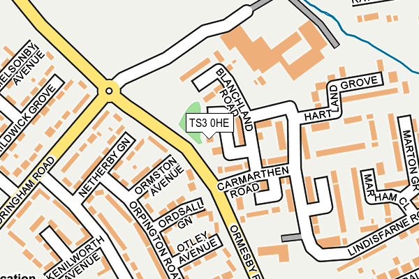 TS3 0HE map - OS OpenMap – Local (Ordnance Survey) TS3 0HE map - OS OpenMap – Local (Ordnance Survey)
