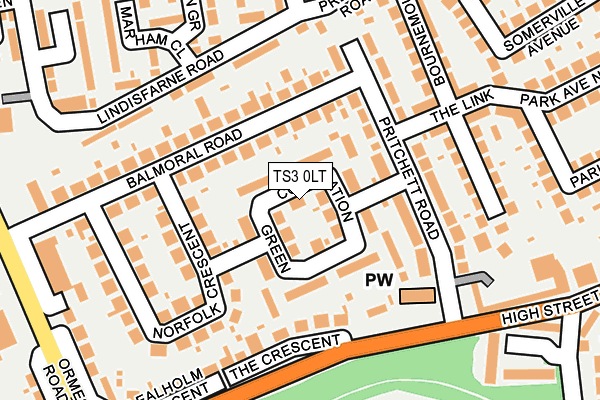 TS3 0LT map - OS OpenMap – Local (Ordnance Survey) TS3 0LT map - OS OpenMap – Local (Ordnance Survey)