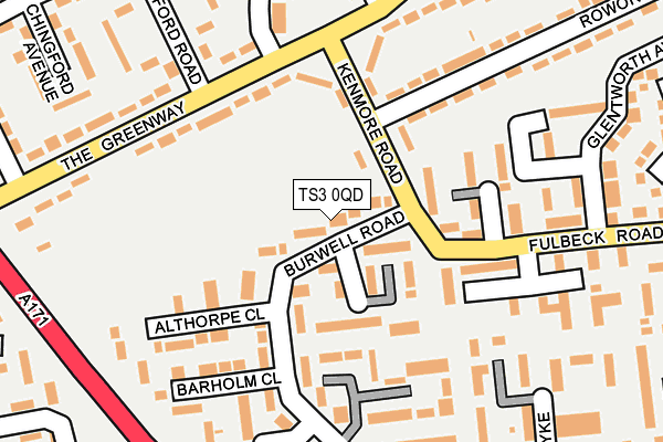 TS3 0QD map - OS OpenMap – Local (Ordnance Survey) TS3 0QD map - OS OpenMap – Local (Ordnance Survey)