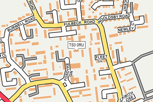 TS3 0RU map - OS OpenMap – Local (Ordnance Survey) TS3 0RU map - OS OpenMap – Local (Ordnance Survey)