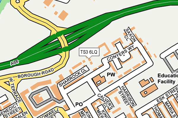 TS3 6LQ map - OS OpenMap – Local (Ordnance Survey) TS3 6LQ map - OS OpenMap – Local (Ordnance Survey)