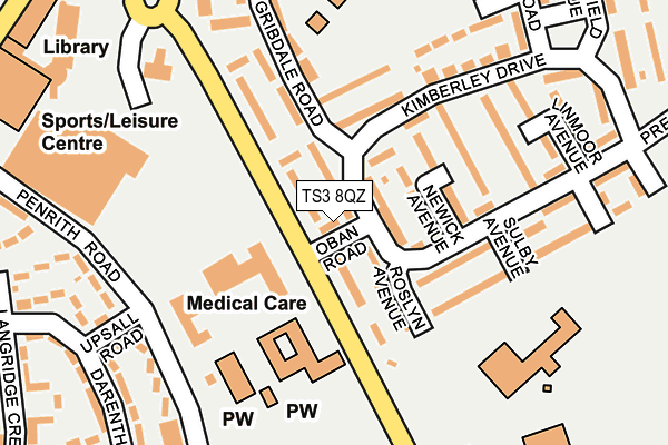 TS3 8QZ map - OS OpenMap – Local (Ordnance Survey) TS3 8QZ map - OS OpenMap – Local (Ordnance Survey)