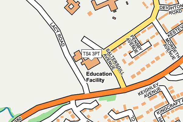 TS4 3PT map - OS OpenMap – Local (Ordnance Survey) TS4 3PT map - OS OpenMap – Local (Ordnance Survey)