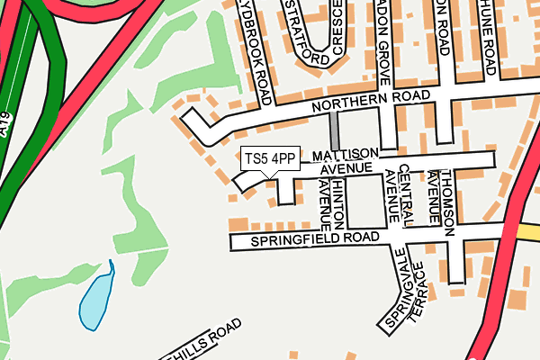 TS5 4PP map - OS OpenMap – Local (Ordnance Survey) TS5 4PP map - OS OpenMap – Local (Ordnance Survey)