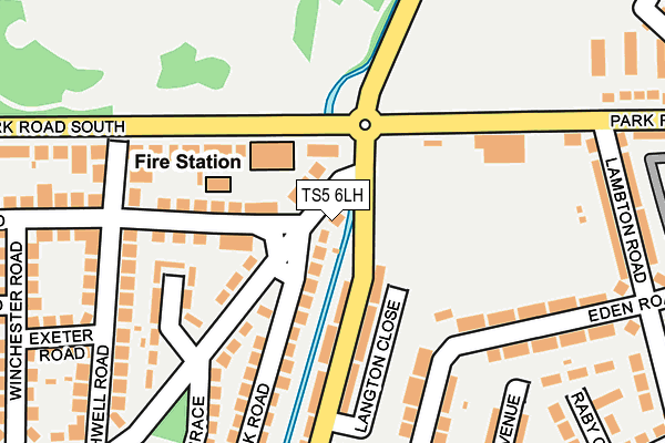 TS5 6LH map - OS OpenMap – Local (Ordnance Survey) TS5 6LH map - OS OpenMap – Local (Ordnance Survey)