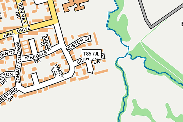 TS5 7JL map - OS OpenMap – Local (Ordnance Survey) TS5 7JL map - OS OpenMap – Local (Ordnance Survey)