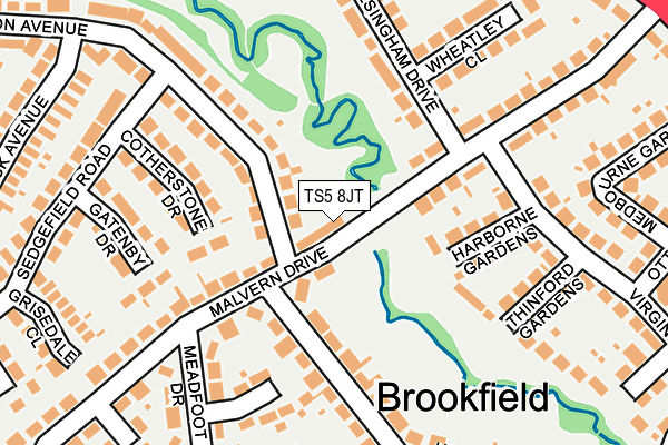 TS5 8JT map - OS OpenMap – Local (Ordnance Survey) TS5 8JT map - OS OpenMap – Local (Ordnance Survey)