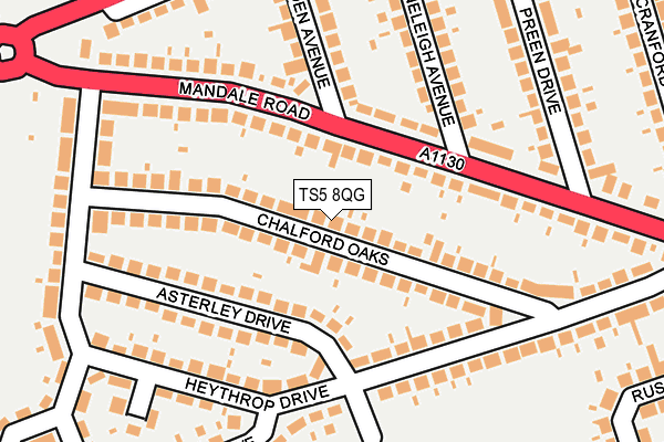 TS5 8QG map - OS OpenMap – Local (Ordnance Survey) TS5 8QG map - OS OpenMap – Local (Ordnance Survey)