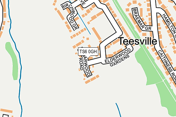 TS6 0GH map - OS OpenMap – Local (Ordnance Survey) TS6 0GH map - OS OpenMap – Local (Ordnance Survey)