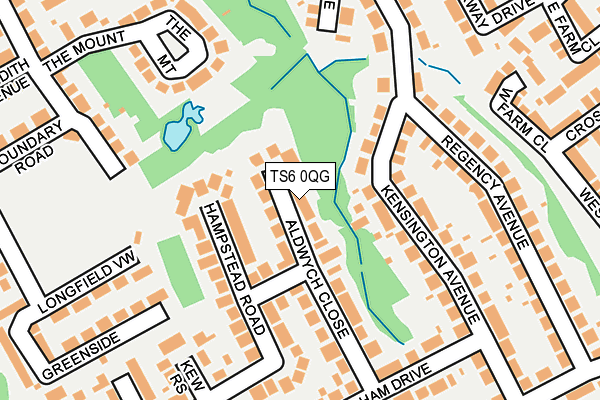 TS6 0QG map - OS OpenMap – Local (Ordnance Survey) TS6 0QG map - OS OpenMap – Local (Ordnance Survey)