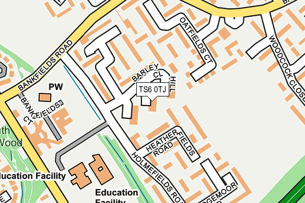 TS6 0TJ map - OS OpenMap – Local (Ordnance Survey) TS6 0TJ map - OS OpenMap – Local (Ordnance Survey)