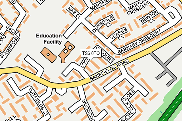 TS6 0TQ map - OS OpenMap – Local (Ordnance Survey) TS6 0TQ map - OS OpenMap – Local (Ordnance Survey)