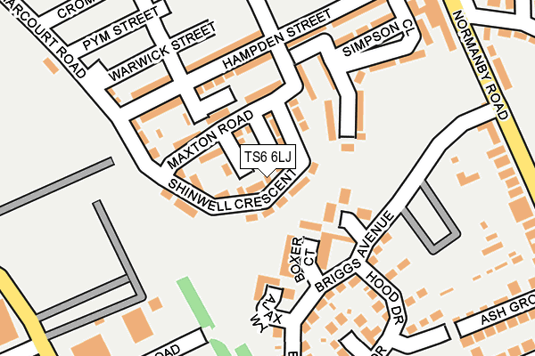 TS6 6LJ map - OS OpenMap – Local (Ordnance Survey) TS6 6LJ map - OS OpenMap – Local (Ordnance Survey)