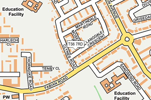 TS6 7RD map - OS OpenMap – Local (Ordnance Survey) TS6 7RD map - OS OpenMap – Local (Ordnance Survey)